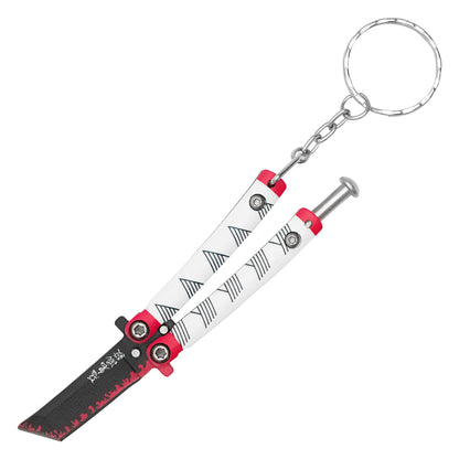 3.5" Rengoku | Butterfly Knife Keychain