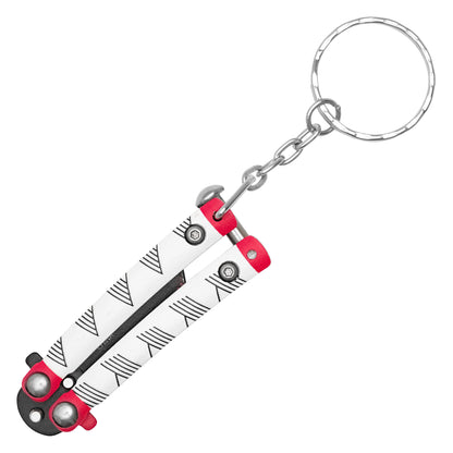 3.5" Rengoku | Butterfly Knife Keychain