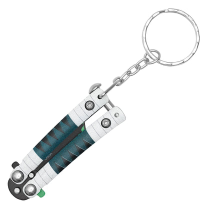 3.5" Sanemi | Butterfly Knife Keychain