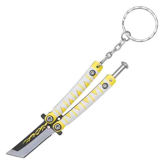3.5" Zenitsu | Butterfly Knife Keychain
