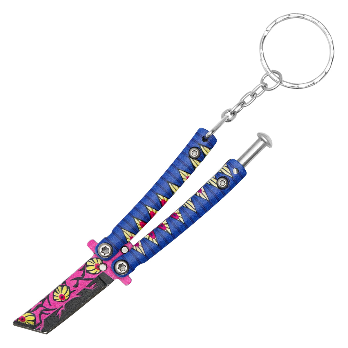 3.5" Kokushibo | Butterfly Knife Keychain