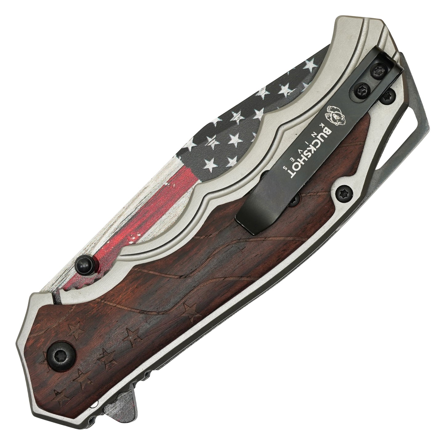 8.25” USA Wood | Spring Assisted Pocket Knife