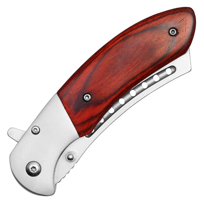 Buckshot Knives - 8" Wood Cleaver | Spring Assisted Pocket Knife