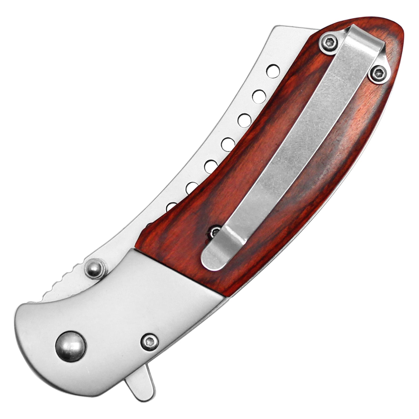 Buckshot Knives - 8" Wood Cleaver | Spring Assisted Pocket Knife