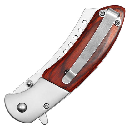 Buckshot Knives - 8" Wood Cleaver | Spring Assisted Pocket Knife