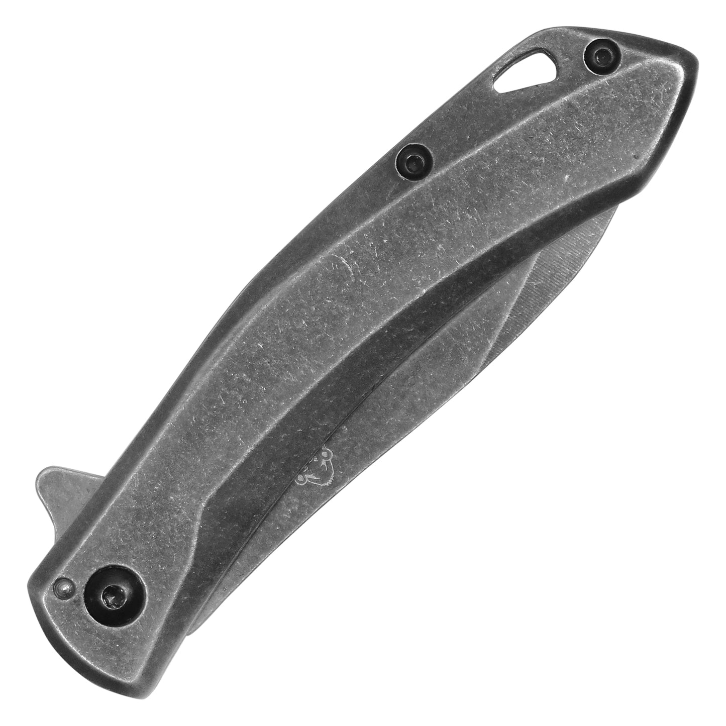 Buckshot Knives - 7.25" Stonewashed | Spring Assisted Pocket Knife