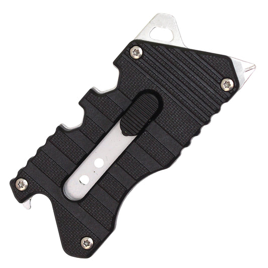 Wartech 3" Black Utility Tool Knife