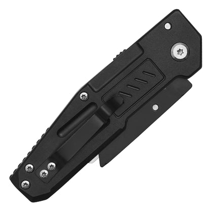 Wartech - 6.5" Tactical Black Utility | Folding Utility Knife