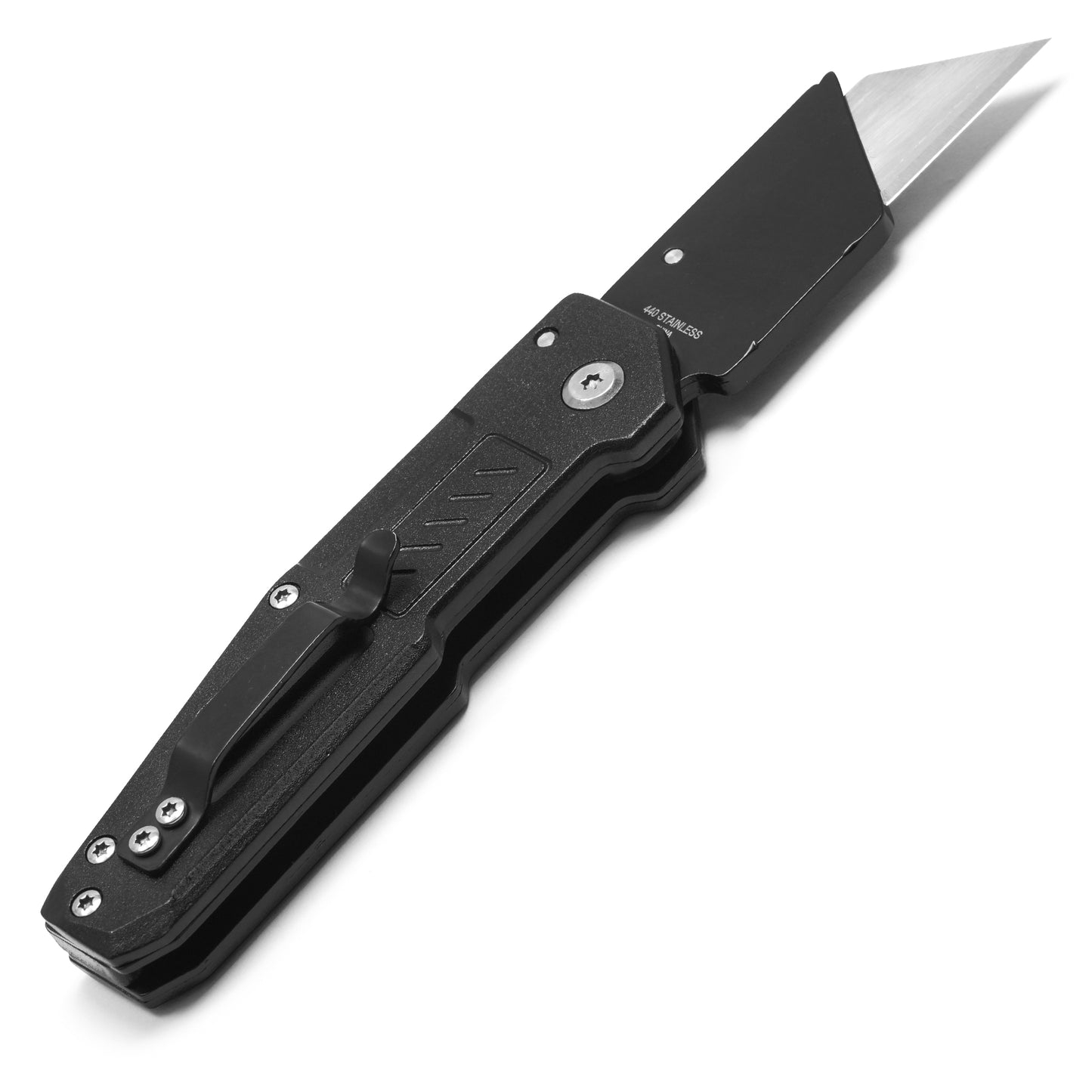Wartech - 6.5" Tactical Black Utility | Folding Utility Knife