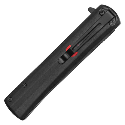 9" Black Anime Pocket Knife