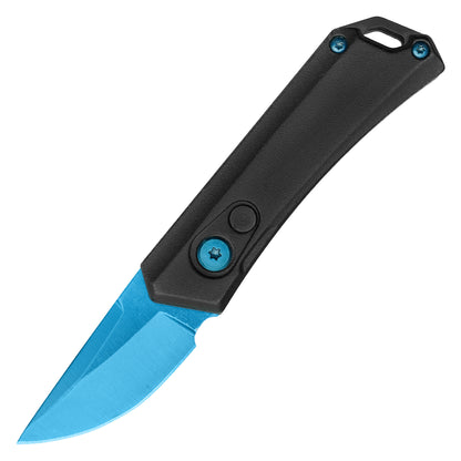 5.25” Blue | Push Button Knife