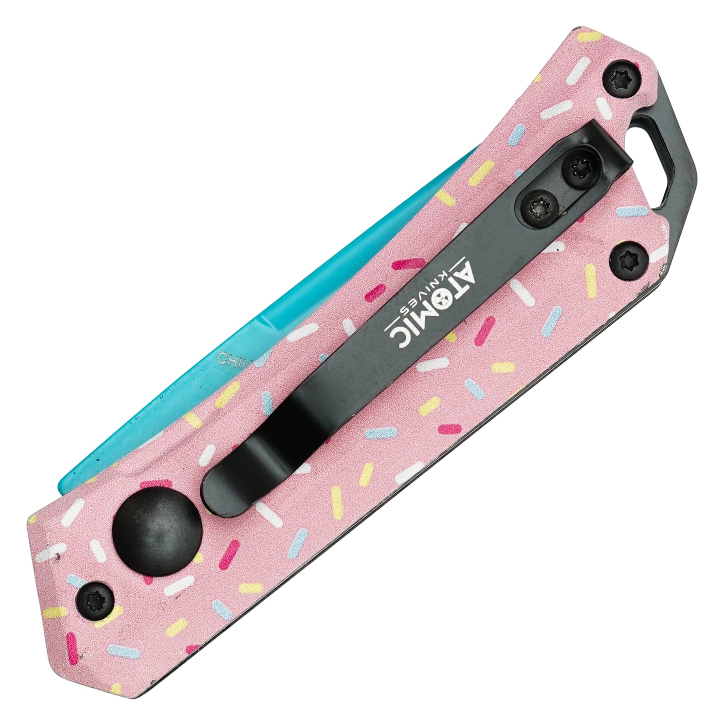 Atomic Knives / Sweet Treats - 5” Sprinkles | Push Button Pocket Knife
