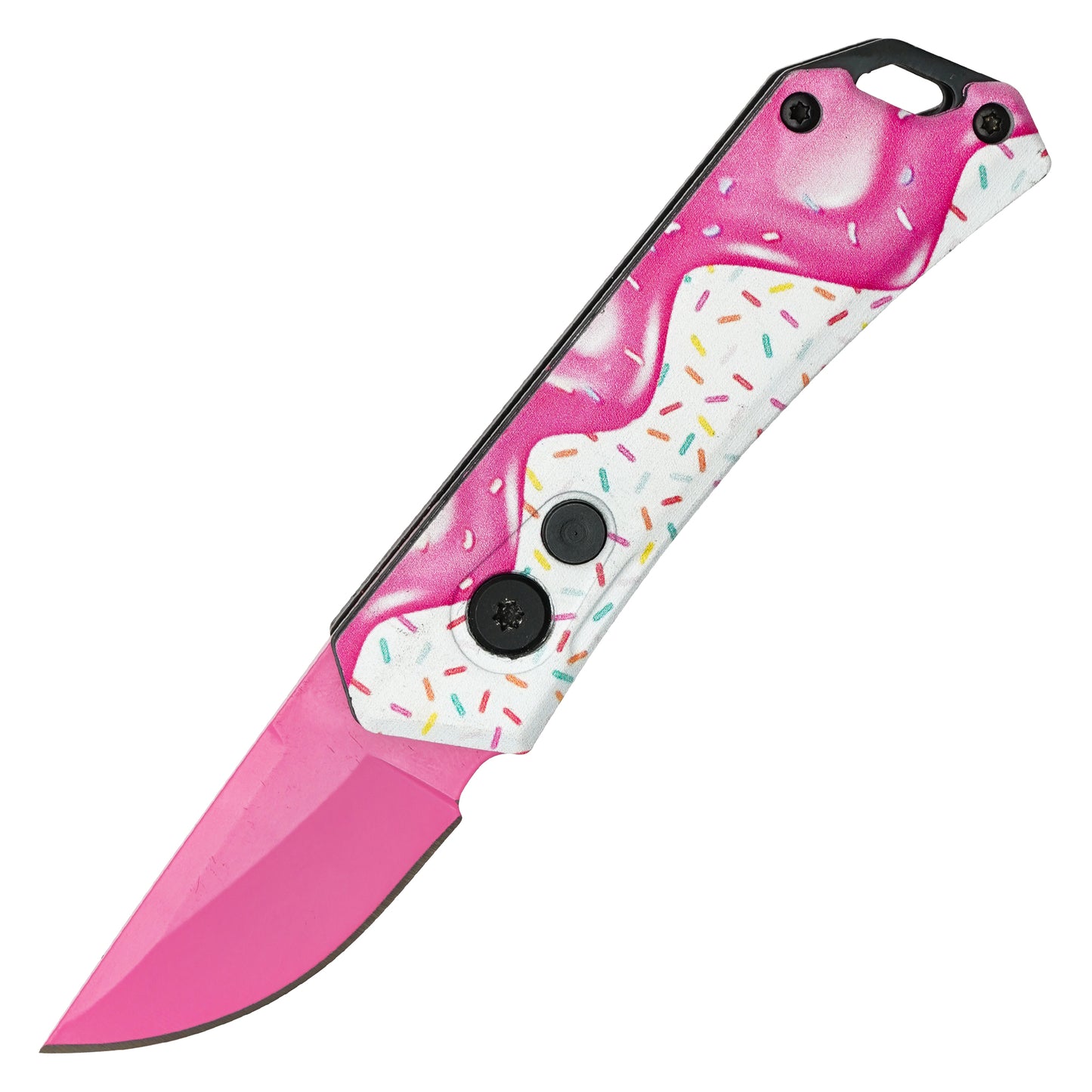Atomic Knives / Sweet Treats - 5” Frosted | Push Button Pocket Knife