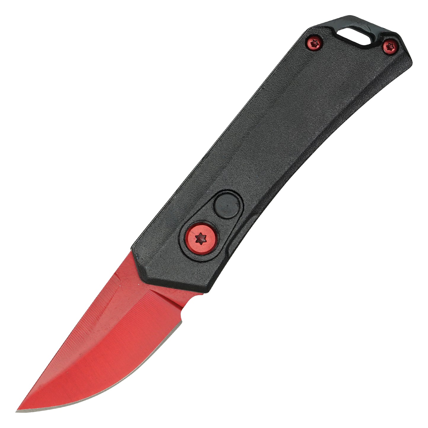 Atomic Knives - 5.25” Red | Push Button Knife