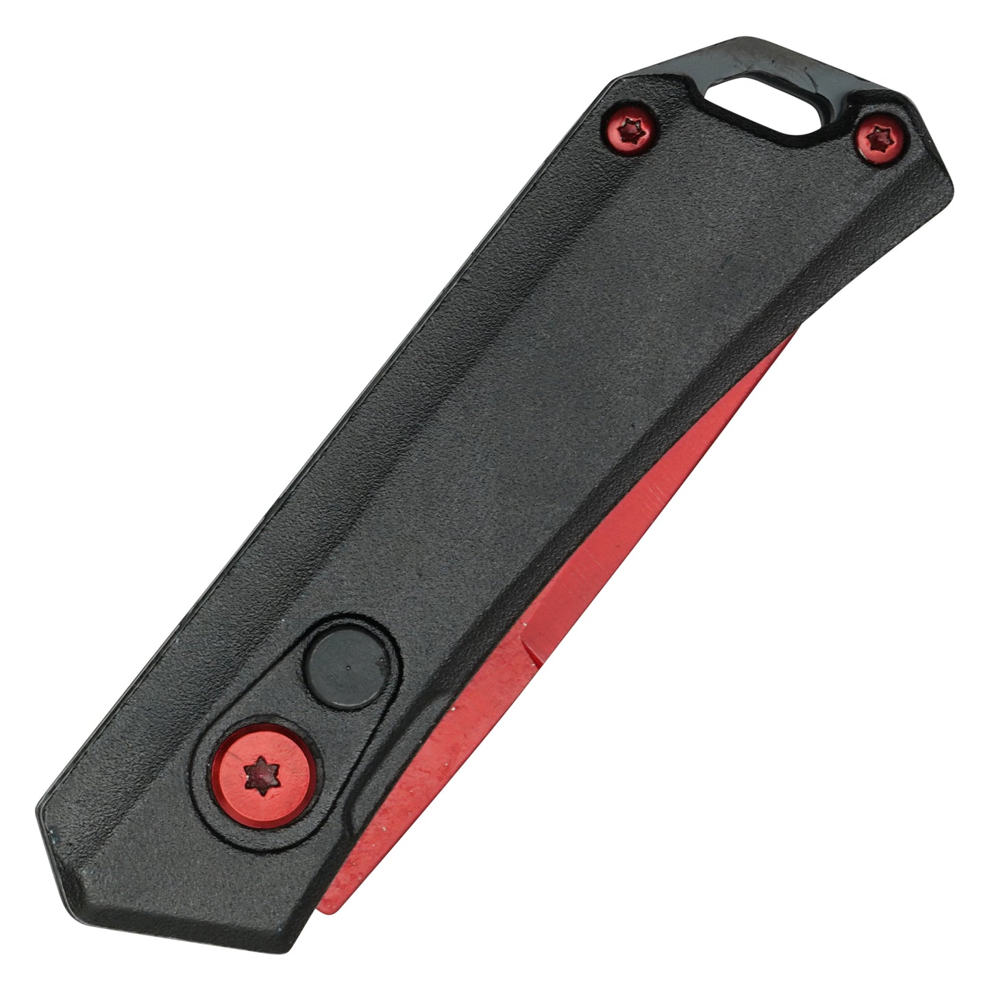 5.25” Red  Push Button Knife