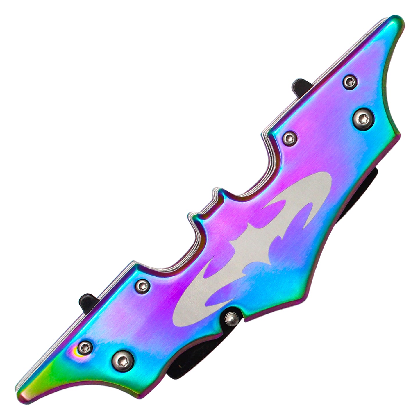 11" Rainbow Dual Blade Batarang Knife