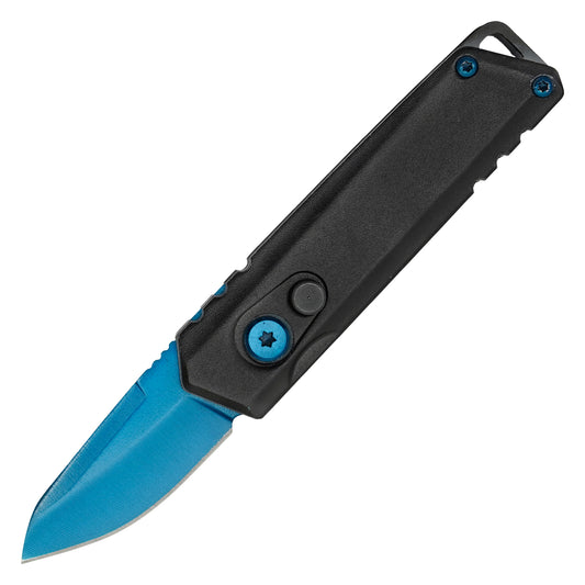 5” Blue | Push Button Knife