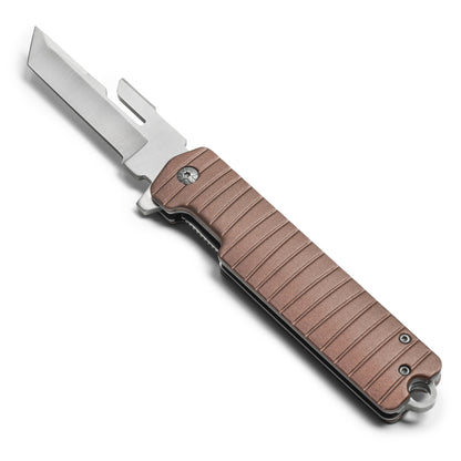 9" Inverted Modified Tanto | Spring Assisted Pocket Knife