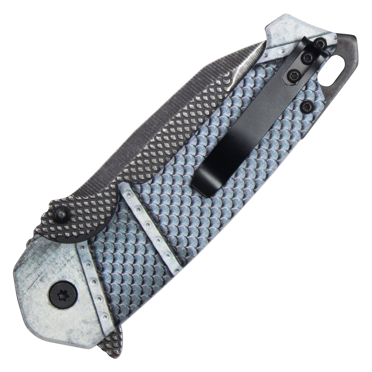 Wartech - 8" 3D Red Dragon Pocket Knife