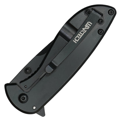 Wartech - 7” Black Butterfly | Spring Assisted Pocket Knife