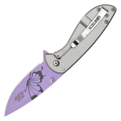 Wartech - 7” Purple Butterfly | Pocket Knife