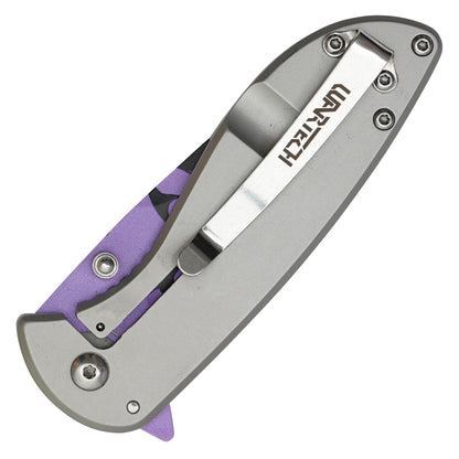 Wartech - 7” Purple Butterfly | Pocket Knife