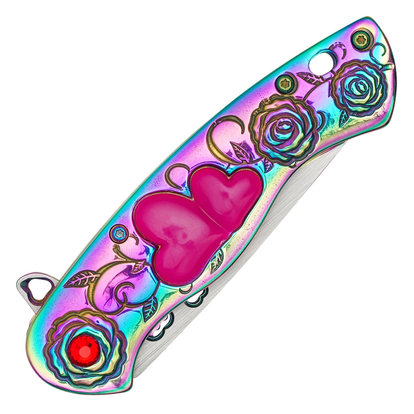 Wartech - 7" Rainbow Love | Spring Assisted Pocket Knife