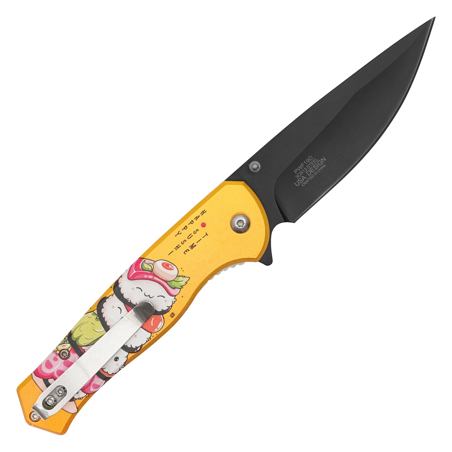 Wartech - 8" Sushi Roll | Spring Assisted Pocket Knife