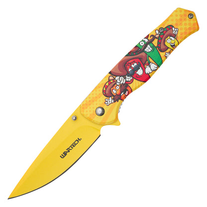 Wartech - 8" Mexican Peppers | Spring Assisted Pocket Knife