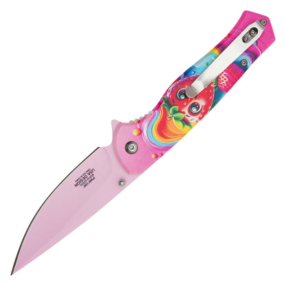 Wartech - 8" Strawberry Dreams | Spring Assisted Pocket Knife