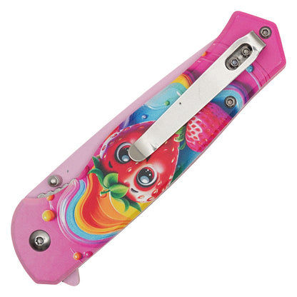 Wartech - 8" Strawberry Dreams | Spring Assisted Pocket Knife