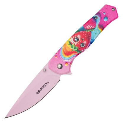 Wartech - 8" Strawberry Dreams | Spring Assisted Pocket Knife