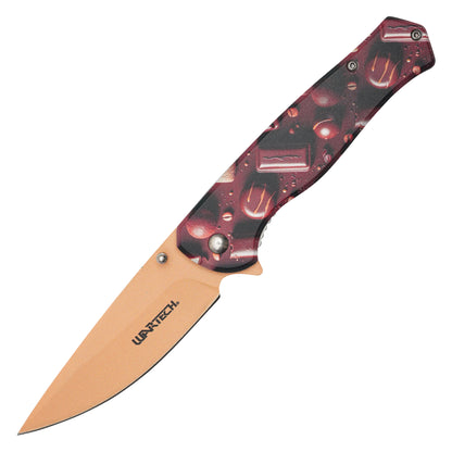 Wartech - 8" Chocolate Delights | Spring Assisted Pocket Knife