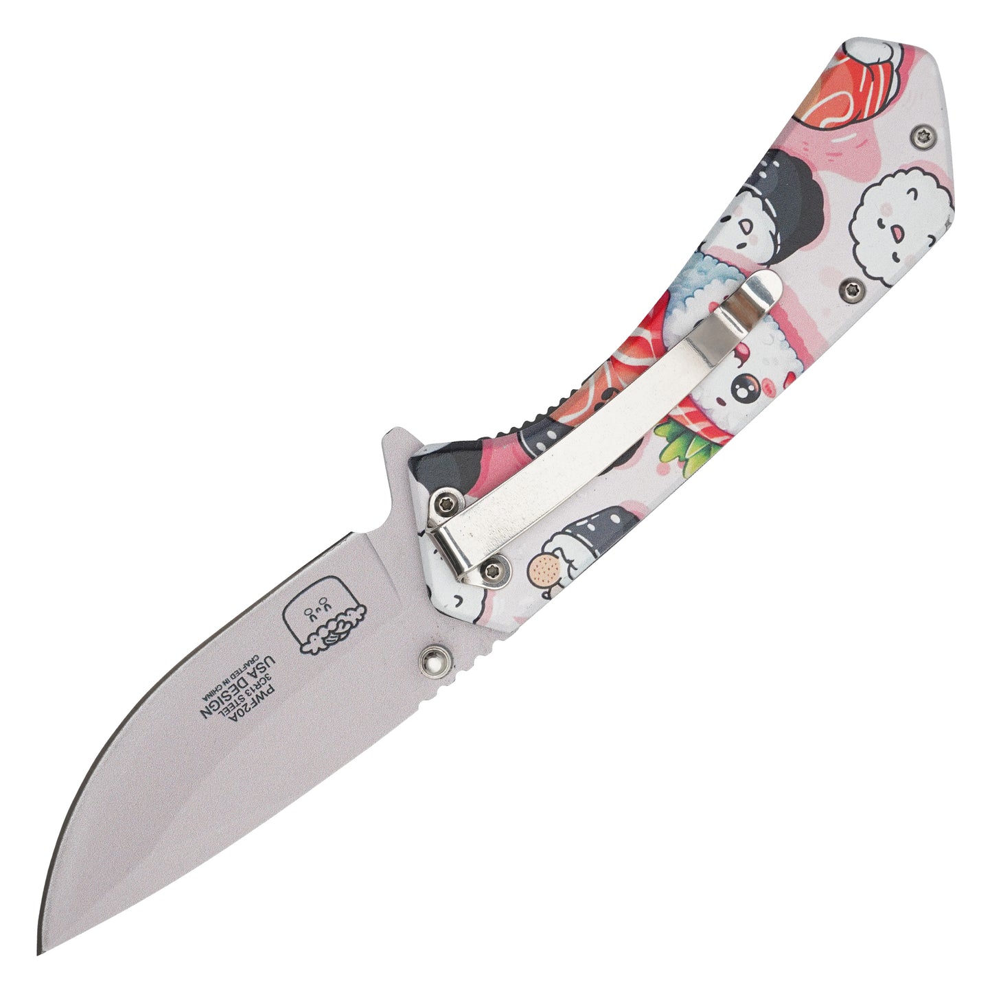 Wartech - 7.75" Cute Sushi | Spring Assisted Pocket Knife