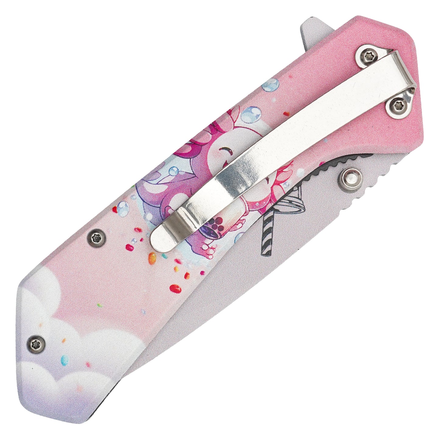Wartech - 7.75" Axolotl Boba | Spring Assisted Pocket Knife