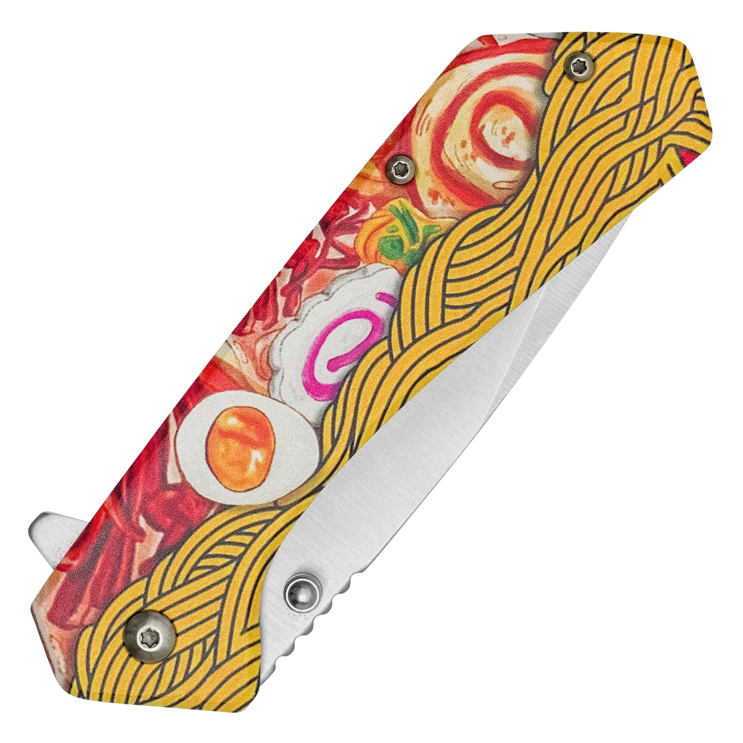 Wartech - 7.75" Ramen Noodles Print | Spring Assisted Pocket Knife