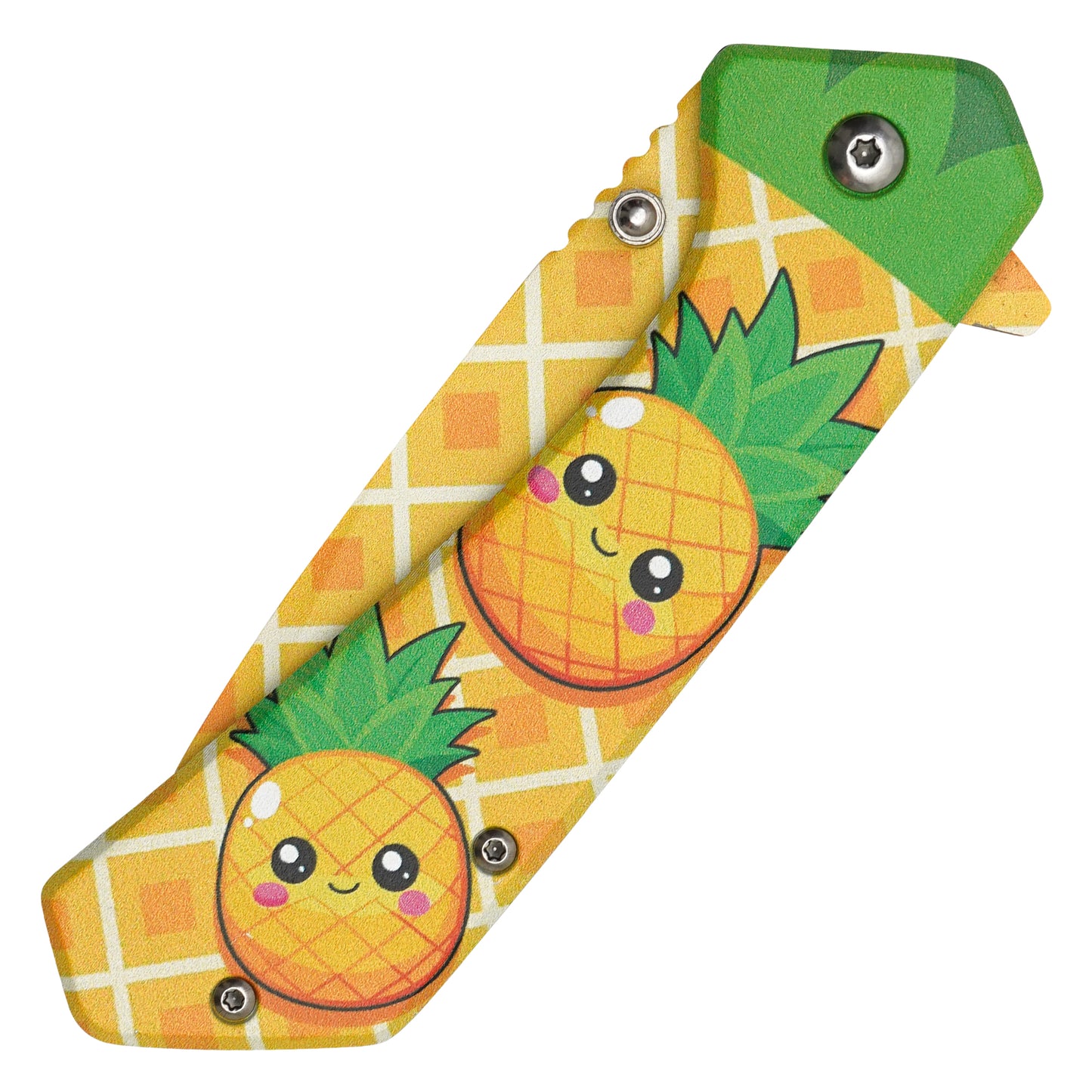 Wartech - 7.75" Sweet Pineapple Print | Spring Assisted Pocket Knife