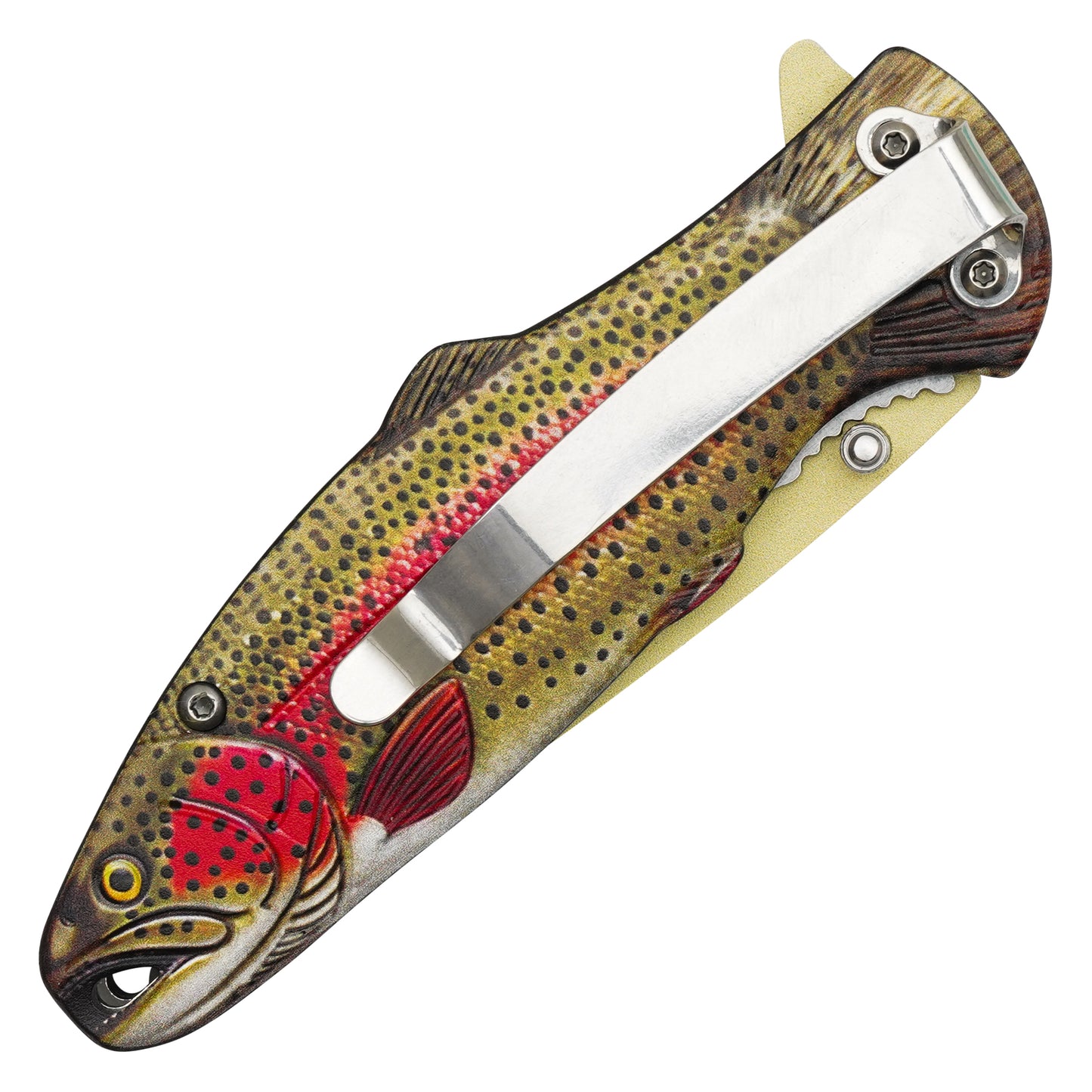 Wartech - 7.25" Rainbow Trout | Spring Assisted Pocket Knife