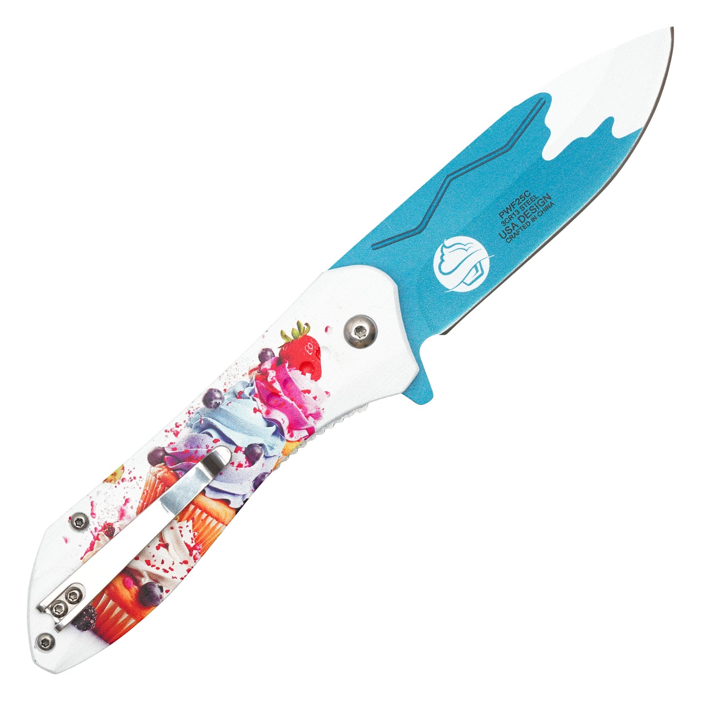 Wartech - 7.75" Cupcake Dream | Spring Assisted Pocket Knife