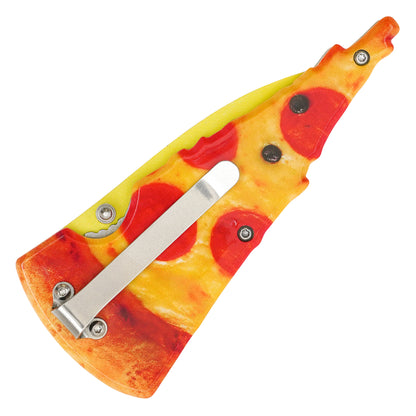 Wartech - 7.5" Pepperoni Pizza | Spring Assisted Pocket Knife