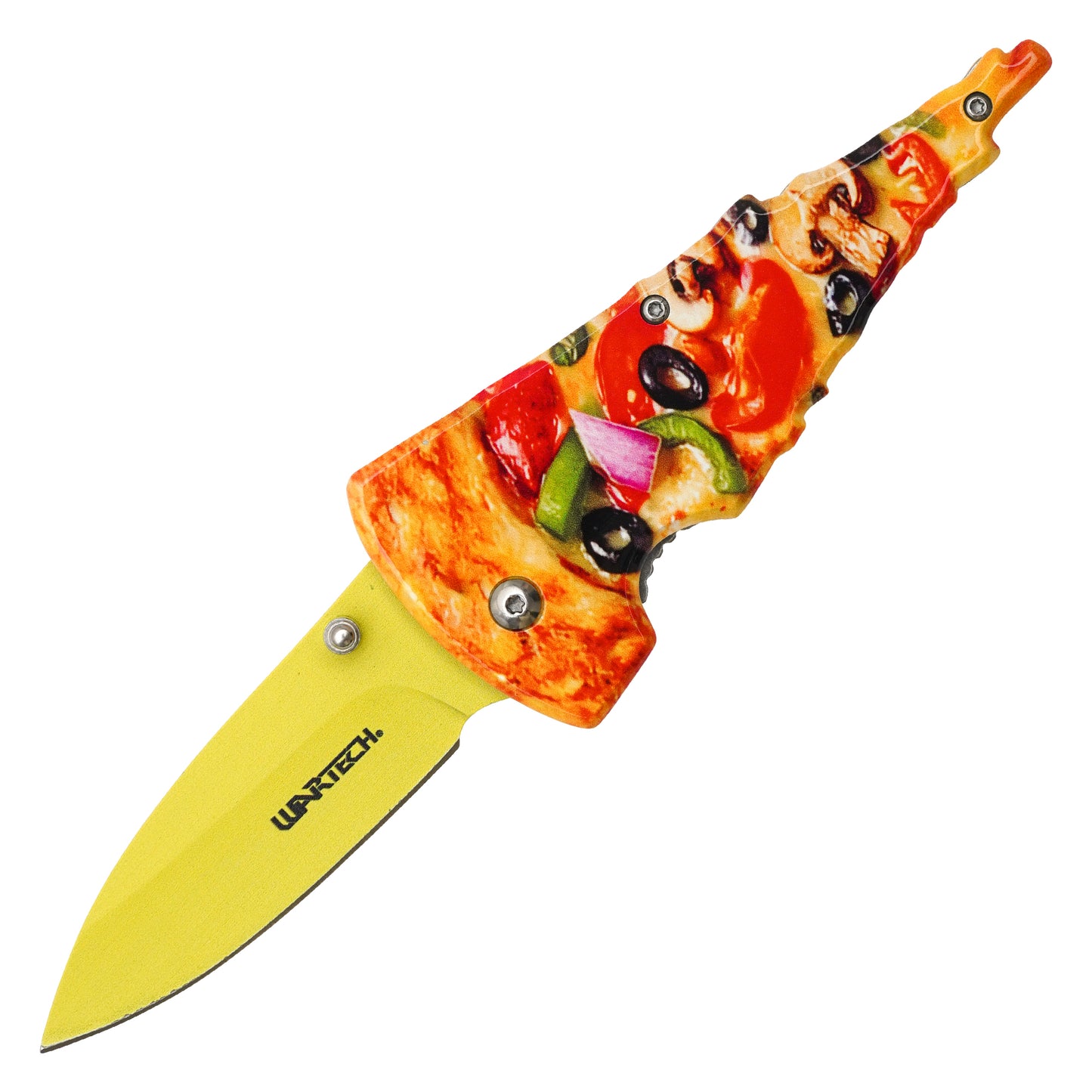 Wartech - 7.5" Supreme Pizza | Spring Assisted Pocket Knife
