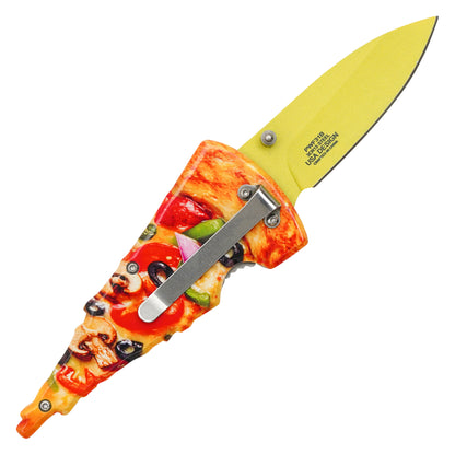 Wartech - 7.5" Supreme Pizza | Spring Assisted Pocket Knife