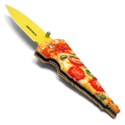 Wartech - 7.5" Margherita Pizza | Spring Assisted Pocket Knife