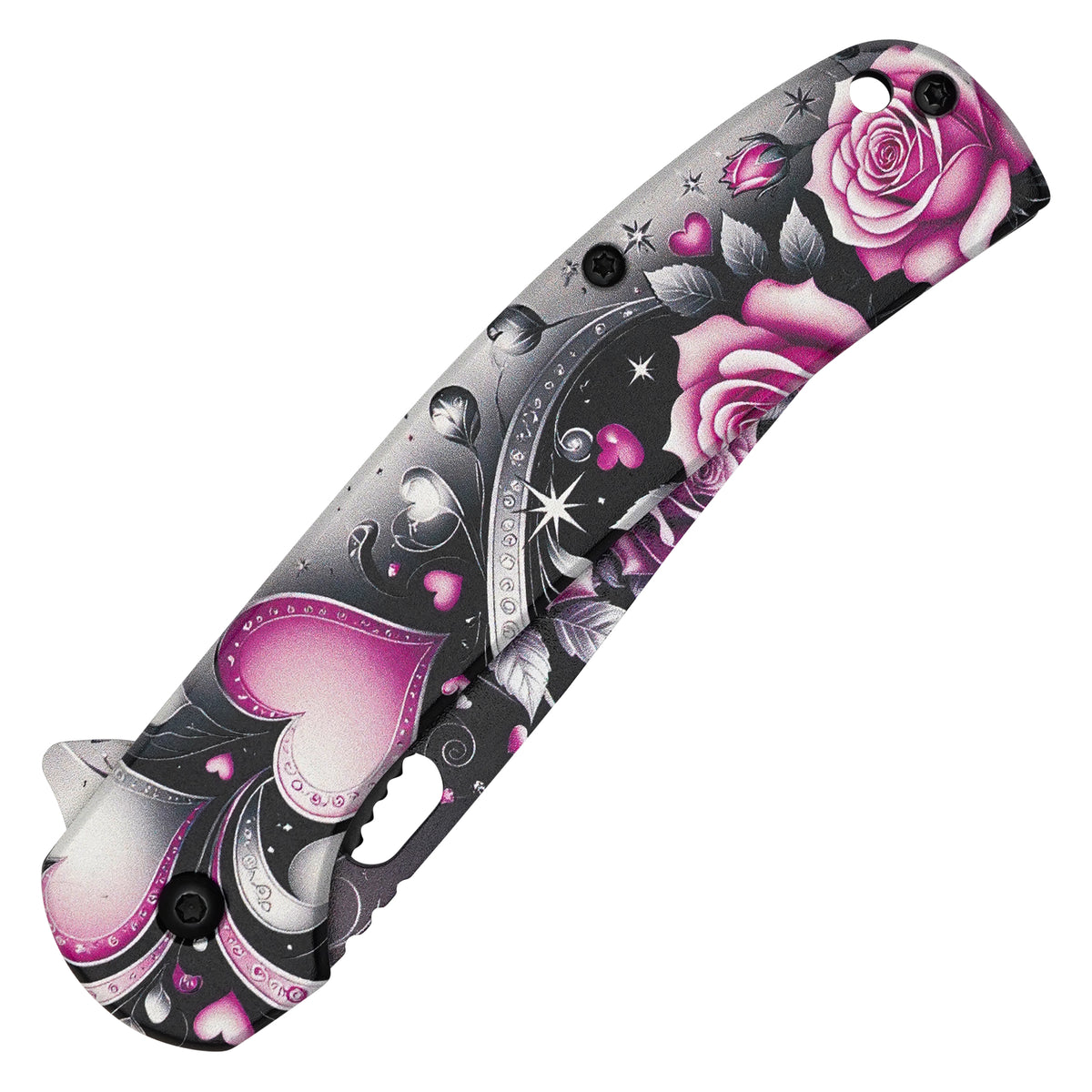 Wartech - 8" Love & Roses | Spring Assisted Pocket Knife