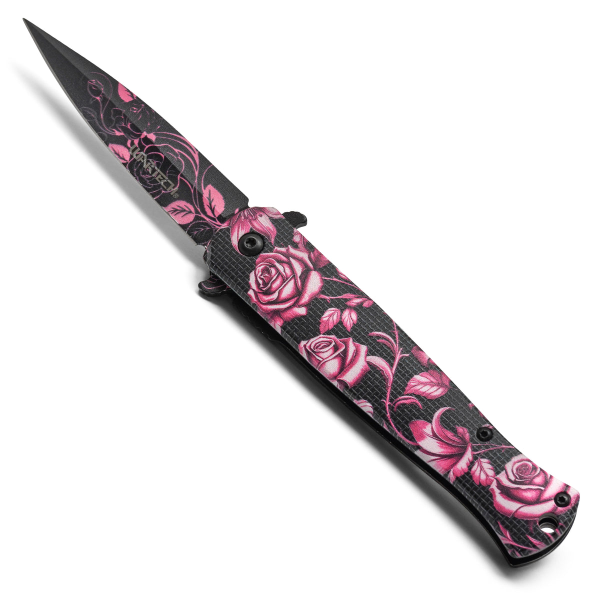 Wartech - 8.25" Blush Rose | Spring Assisted Pocket Knife