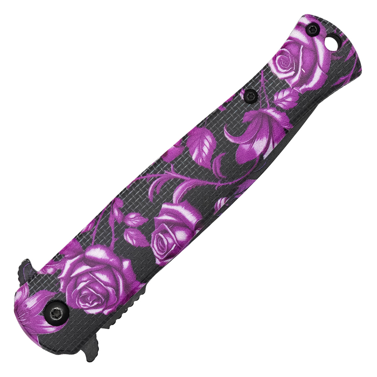 Wartech - 8.25" Violet Rose | Spring Assisted Pocket Knife