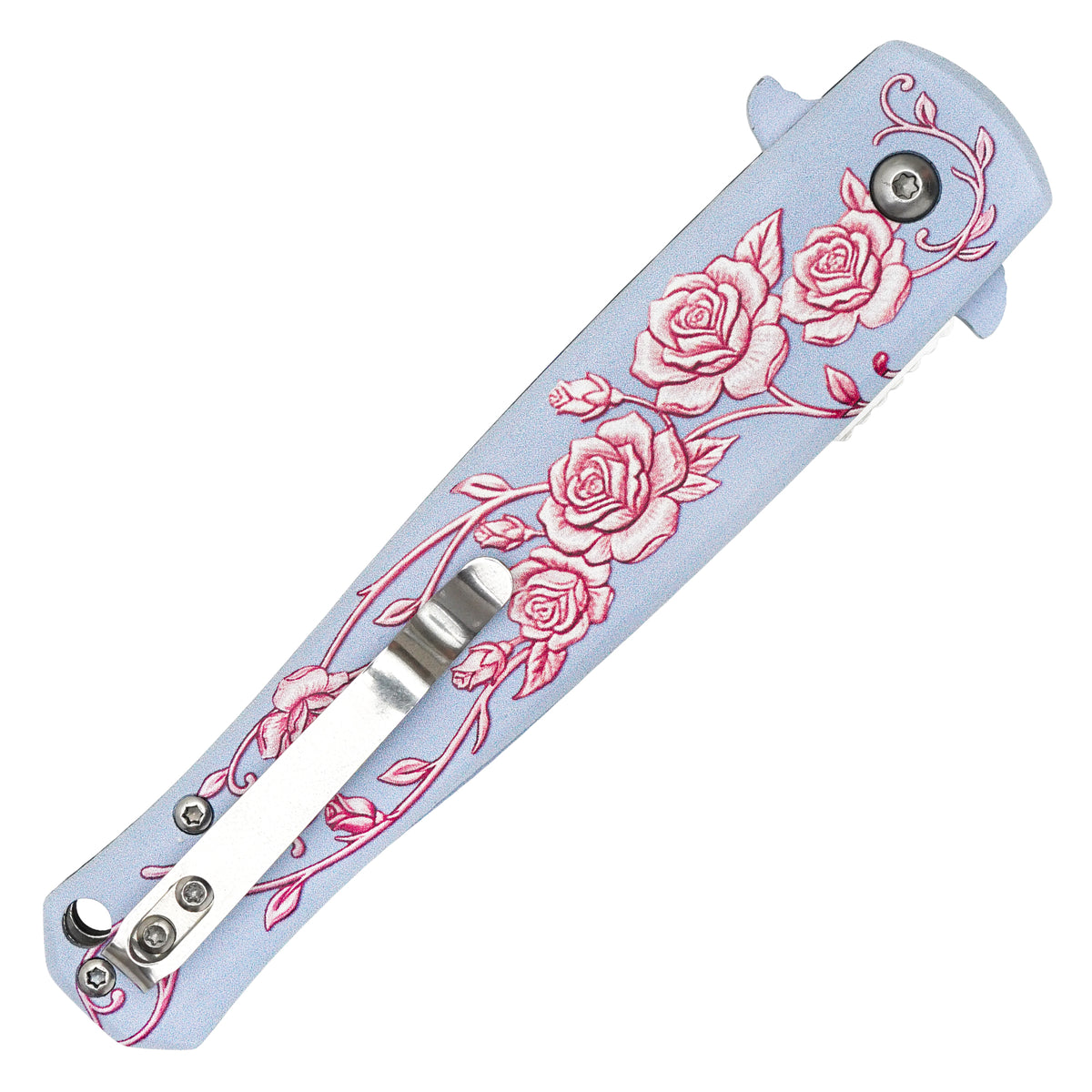 Wartech - 8.75" Blush Rose | Spring Assisted Pocket Knife