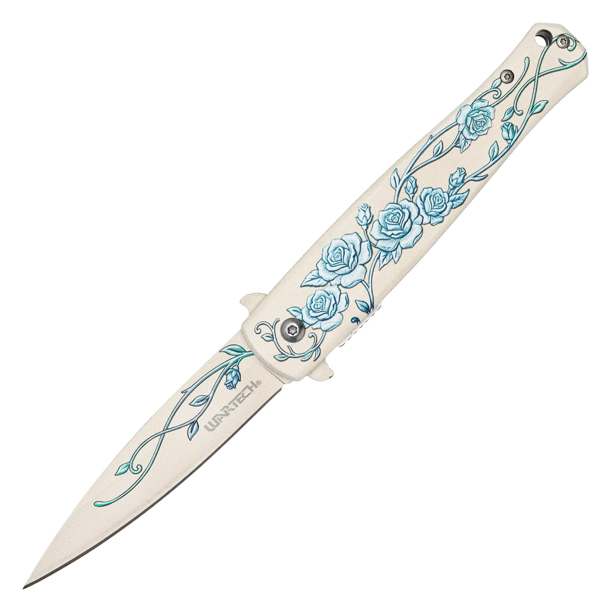 Wartech - 8.75" Winter Rose | Spring Assisted Pocket Knife