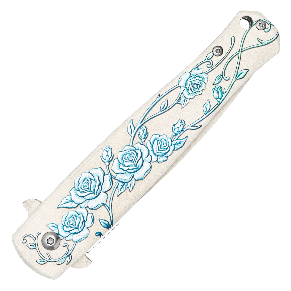 Wartech - 8.75" Winter Rose | Spring Assisted Pocket Knife