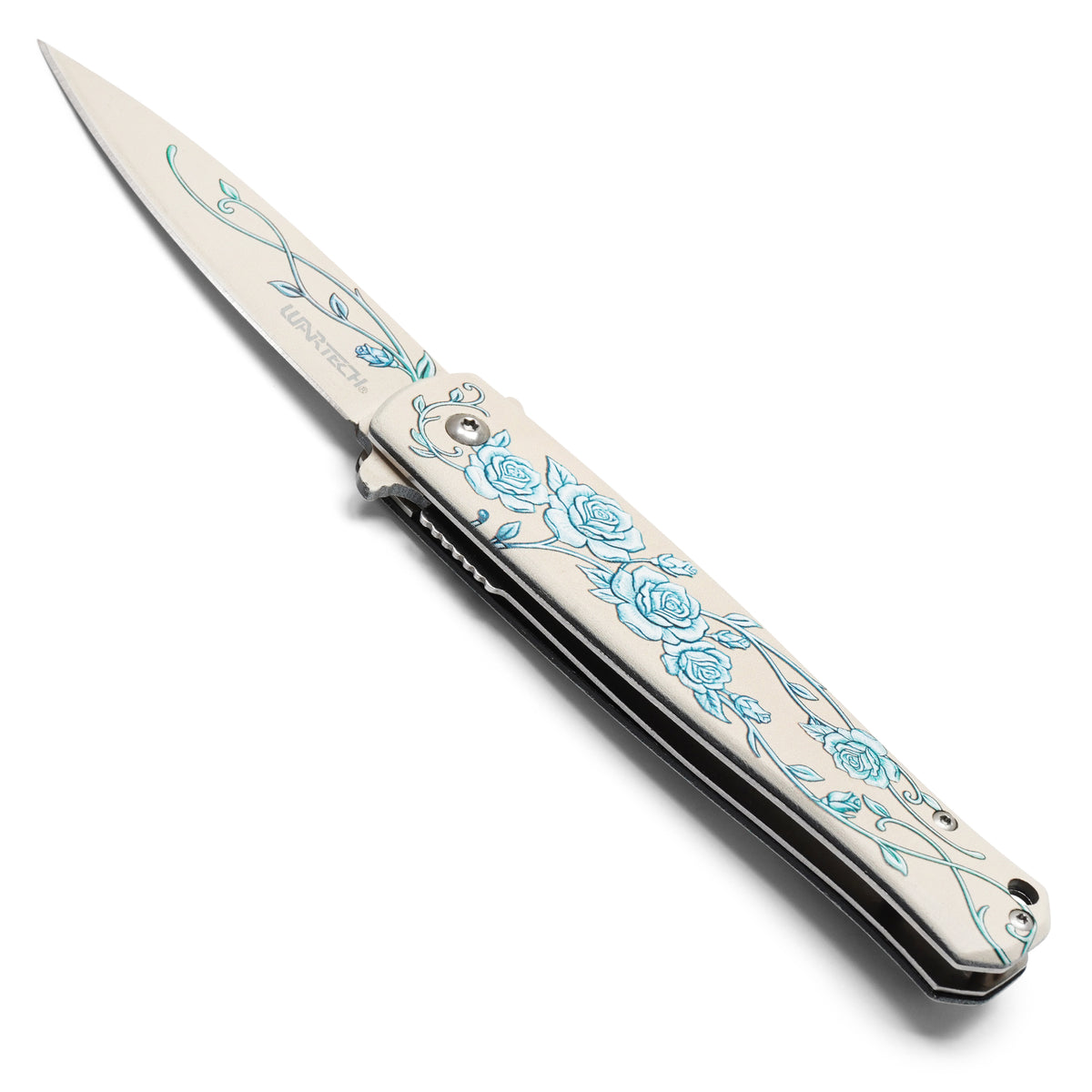 Wartech - 8.75" Winter Rose | Spring Assisted Pocket Knife